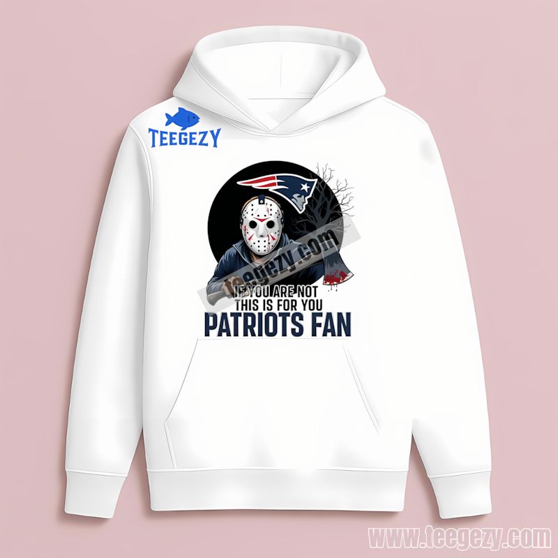 Jason Voorhees Graphic Halloween New England Patriots Hoodie Design Jason Voorhees Graphic Halloween New England Patriots Hoodie Design