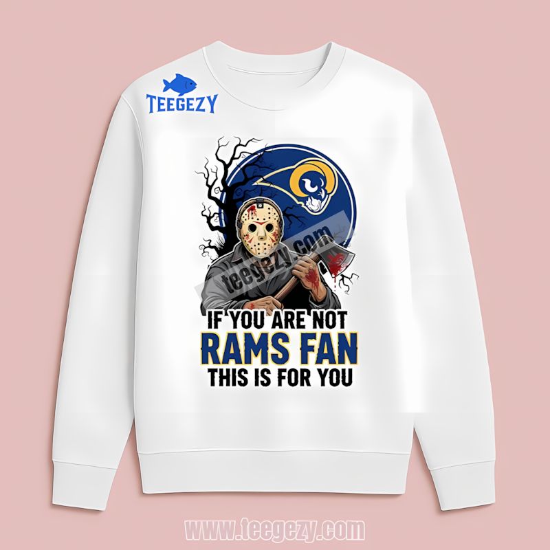 Jason Voorhees Los Angeles Rams Halloween Theme Long Sleeve Jason Voorhees Los Angeles Rams Halloween Theme Long Sleeve
