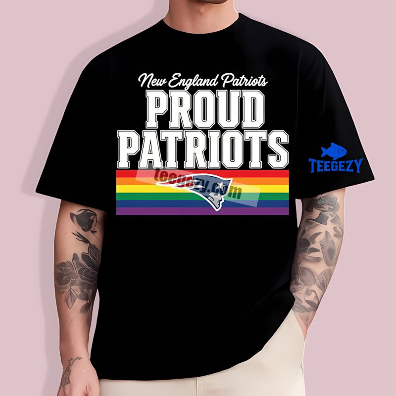 Lgbt Pride Rainbow Theme New England Patriots Short Sleeve T-Shirt Lgbt Pride Rainbow Theme New England Patriots Short Sleeve T-Shirt