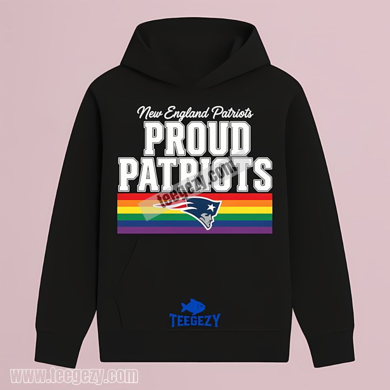 Lgbt Pride Rainbow Theme New England Patriots Short Sleeve Hoodie Lgbt Pride Rainbow Theme New England Patriots Short Sleeve Hoodie