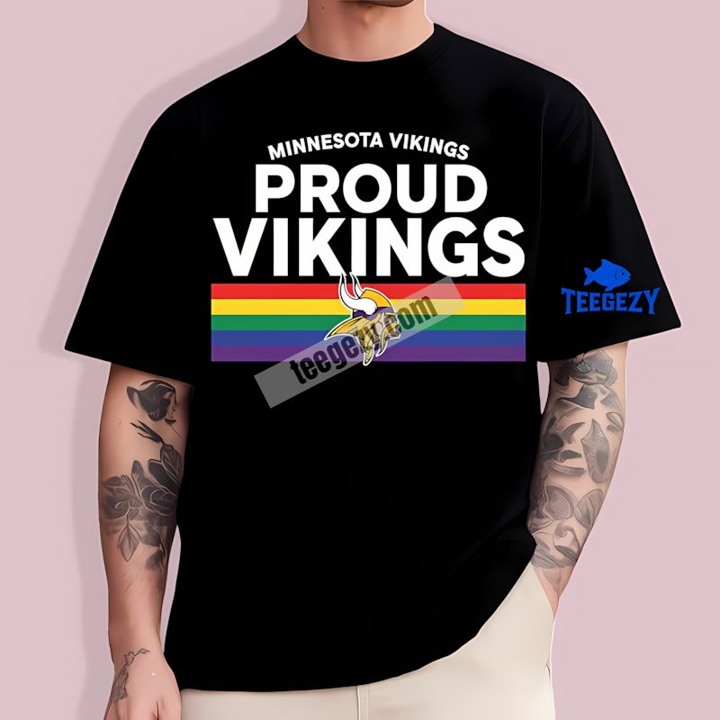 Lgbt Pride Support Statement Minnesota Vikings T-Shirt Lgbt Pride Support Statement Minnesota Vikings T-Shirt