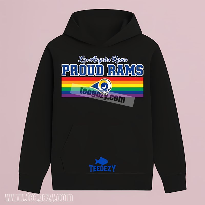 Lgbt Pride Themed Los Angeles Rams Dri Fit Hoodie Lgbt Pride Themed Los Angeles Rams Dri Fit Hoodie