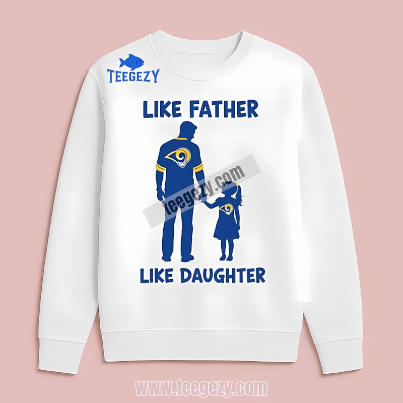 Like Father Like Daughter Los Angeles Rams Long Sleeve Like Father Like Daughter Los Angeles Rams Long Sleeve