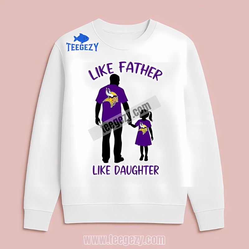 Like Father Like Daughter Minnesota Vikings Long Sleeve Like Father Like Daughter Minnesota Vikings Long Sleeve