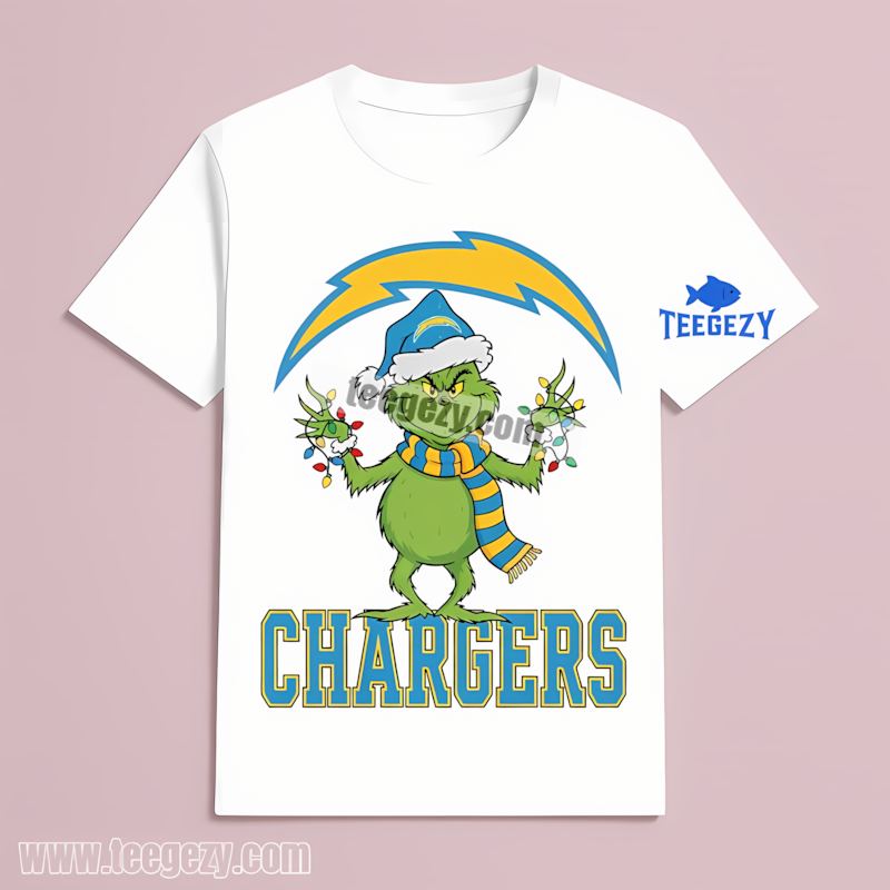 Los Angeles Chargers Happy Hallothanksmas Color Shirt Los Angeles Chargers Happy Hallothanksmas Color Shirt