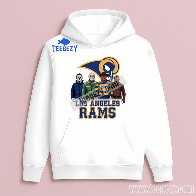 Los Angeles Rams Halloween Horror Killers Printed Hoodie Los Angeles Rams Halloween Horror Killers Printed Hoodie