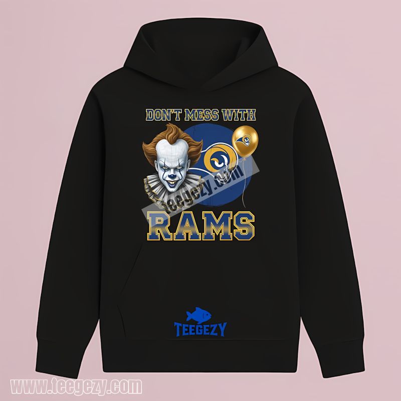 Los Angeles Rams Pennywise Halloween Scary Theme Hoodie Los Angeles Rams Pennywise Halloween Scary Theme Hoodie