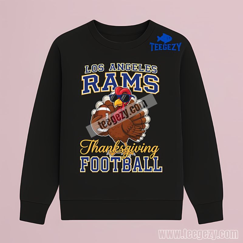 Los Angeles Rams Thanksgiving Football Turkey Classic Long Sleeve Los Angeles Rams Thanksgiving Football Turkey Classic Long Sleeve