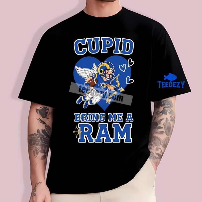 Los Angeles Rams Valentines Cupid Bring Me A Cardinal T-Shirt Los Angeles Rams Valentines Cupid Bring Me A Cardinal T-Shirt