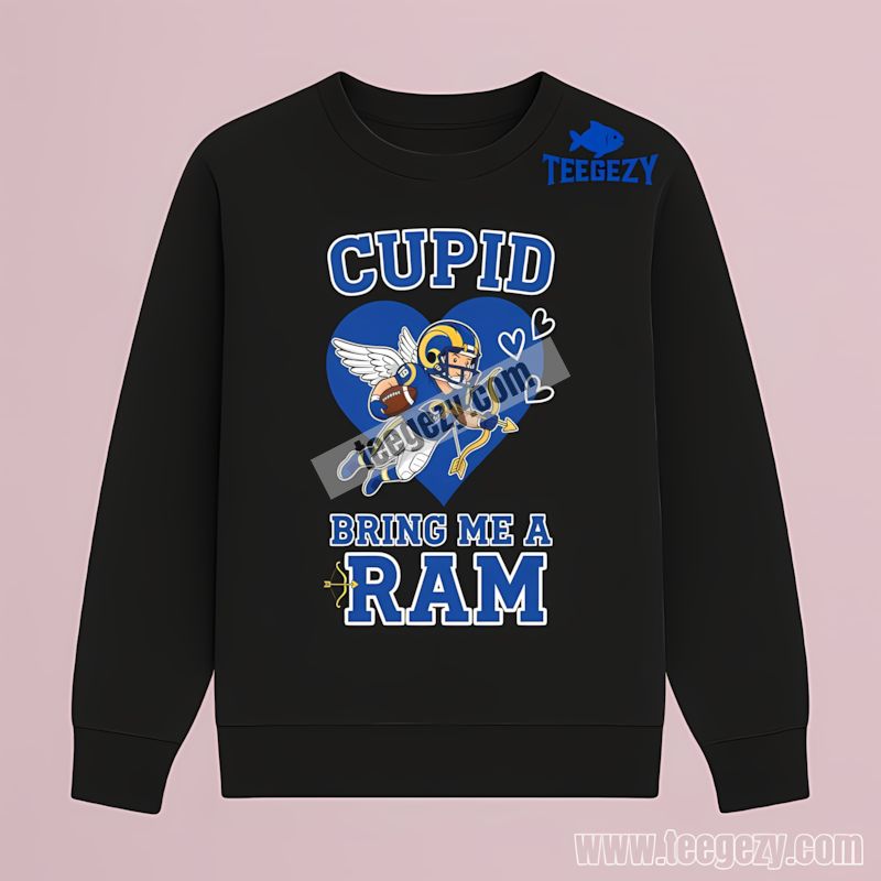 Los Angeles Rams Valentines Cupid Bring Me A Cardinal Long Sleeve Los Angeles Rams Valentines Cupid Bring Me A Cardinal Long Sleeve