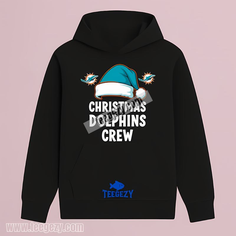 Miami Dolphins Christmas Dolphins Crew Sports Hoodie Miami Dolphins Christmas Dolphins Crew Sports Hoodie
