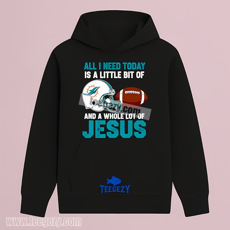 Miami Dolphins Football And Jesus Retro Hoodie Miami Dolphins Football And Jesus Retro Hoodie