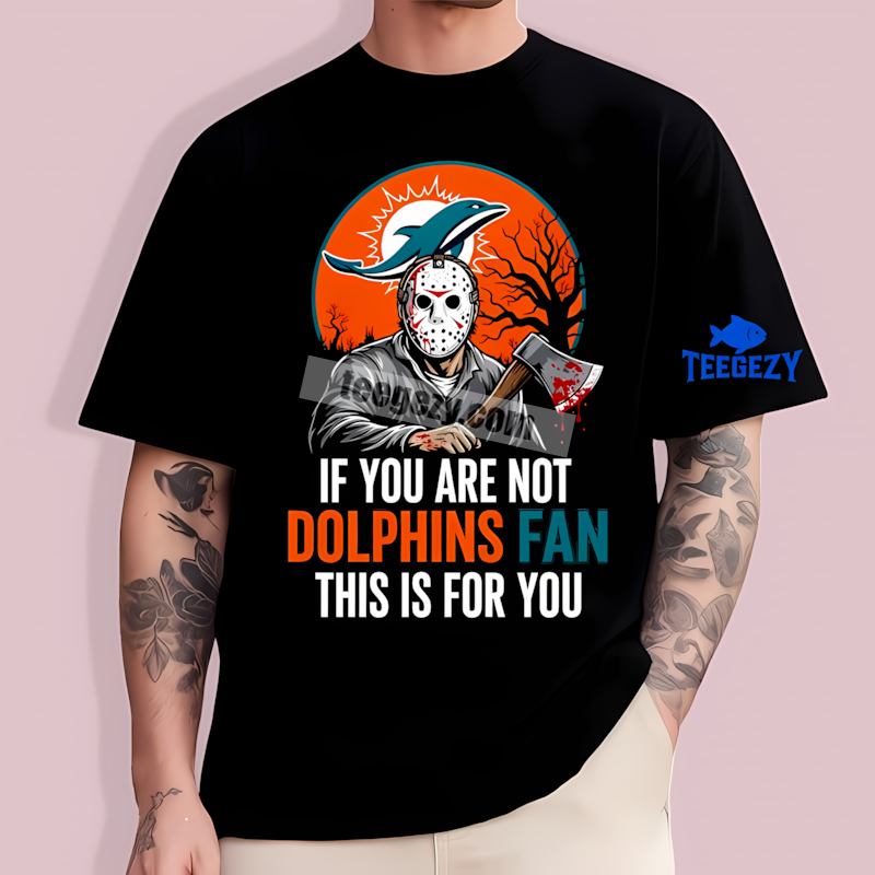 Miami Dolphins Halloween Jason Voorhees Cotton Shirt