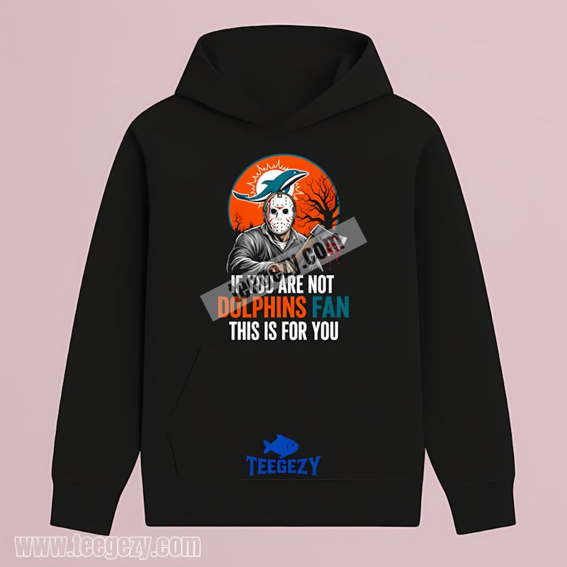 Miami Dolphins Halloween Jason Voorhees Cotton Hoodie Miami Dolphins Halloween Jason Voorhees Cotton Hoodie