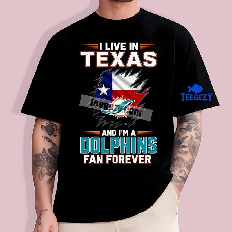Miami Dolphins Texas Fan Forever Trendy T-Shirt Miami Dolphins Texas Fan Forever Trendy T-Shirt