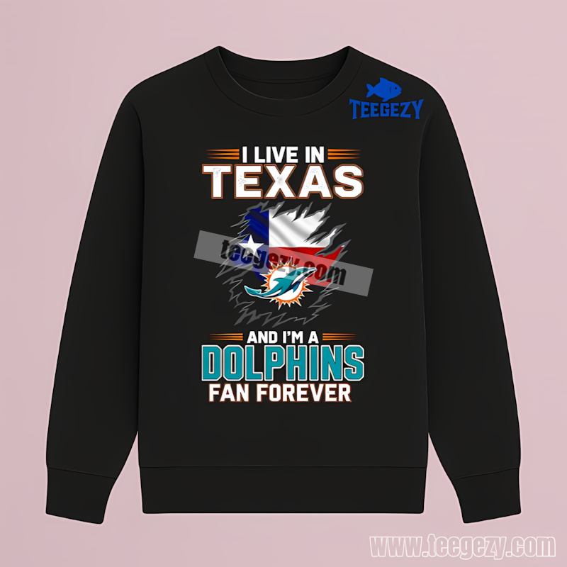 Miami Dolphins Texas Fan Forever Trendy Long Sleeve Miami Dolphins Texas Fan Forever Trendy Long Sleeve