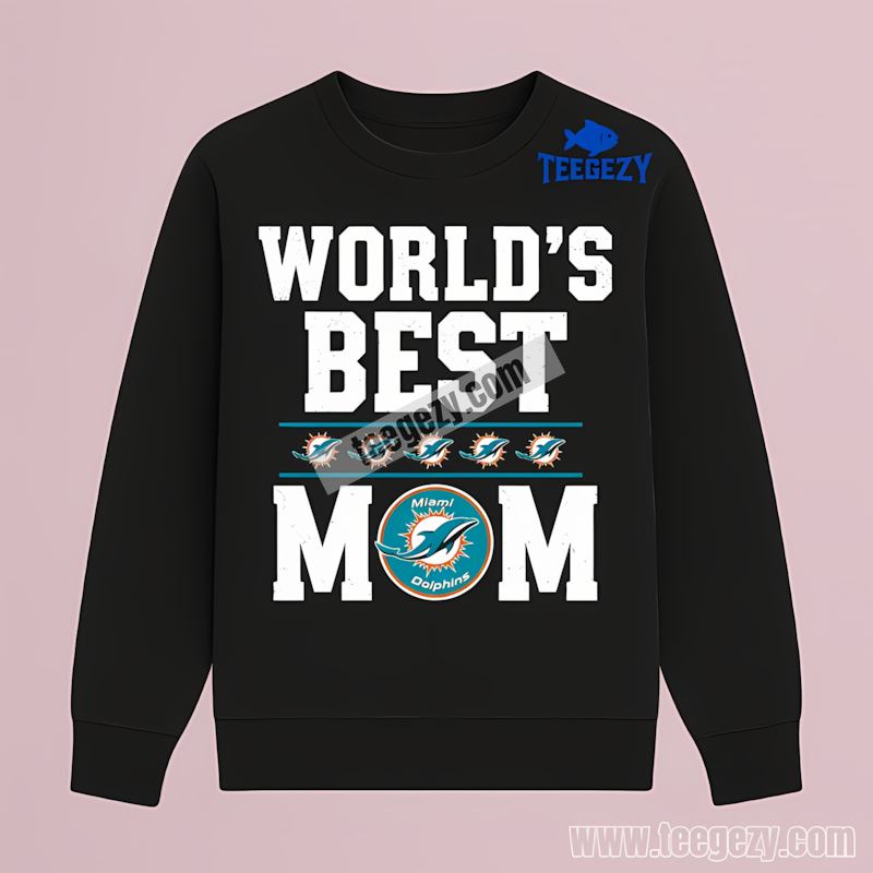 Miami Dolphins Worlds Best Mom Retro Long Sleeve Miami Dolphins Worlds Best Mom Retro Long Sleeve