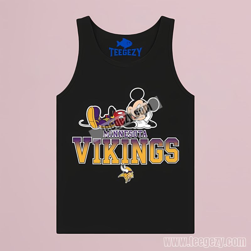 Mickey Relaxed Style Minnesota Vikings Tanktop Mickey Relaxed Style Minnesota Vikings Tanktop