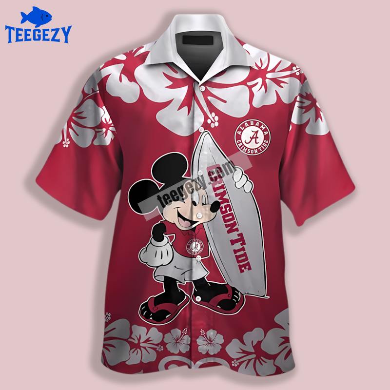 Mickey Surf Red Arizona Cardinals Best Hawaiian Shirt Mickey Surf Red Arizona Cardinals Best Hawaiian Shirt