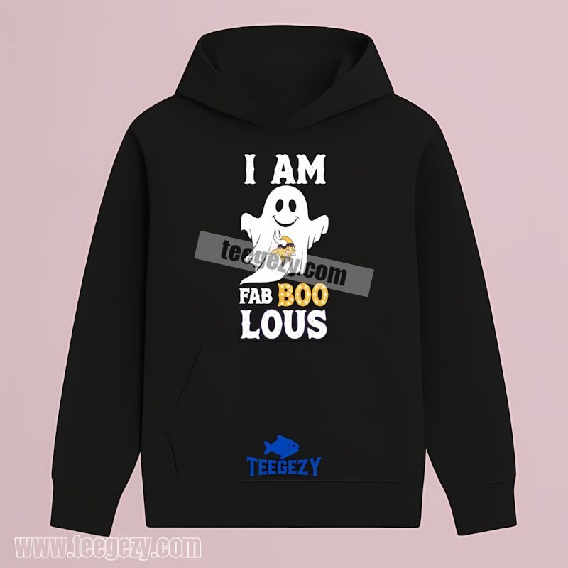 Minnesota Vikings Ghost I Am Fab Boo Lous Spooky Hoodie Minnesota Vikings Ghost I Am Fab Boo Lous Spooky Hoodie