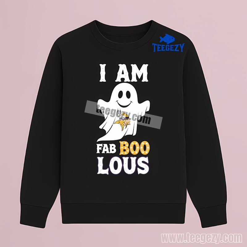 Minnesota Vikings Ghost I Am Fab Boo Lous Spooky Long Sleeve Minnesota Vikings Ghost I Am Fab Boo Lous Spooky Long Sleeve