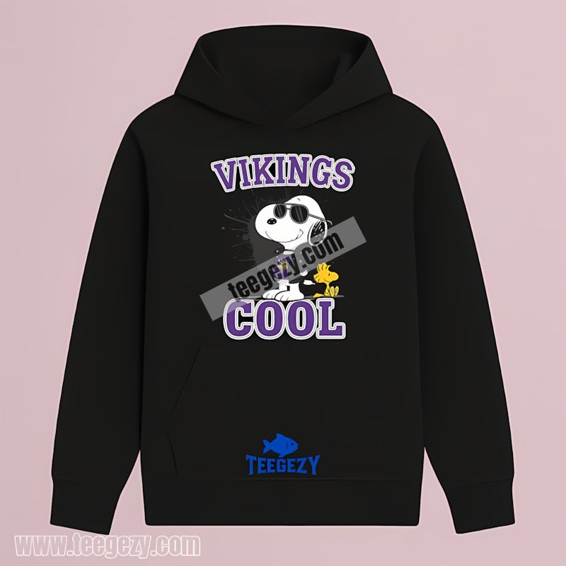 Minnesota Vikings Snoopy Cool Fan Favorite Hoodie Minnesota Vikings Snoopy Cool Fan Favorite Hoodie