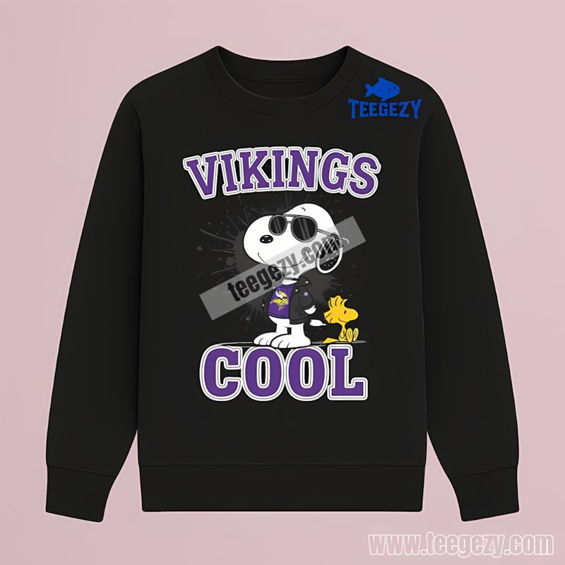Minnesota Vikings Snoopy Cool Fan Favorite Long Sleeve Minnesota Vikings Snoopy Cool Fan Favorite Long Sleeve
