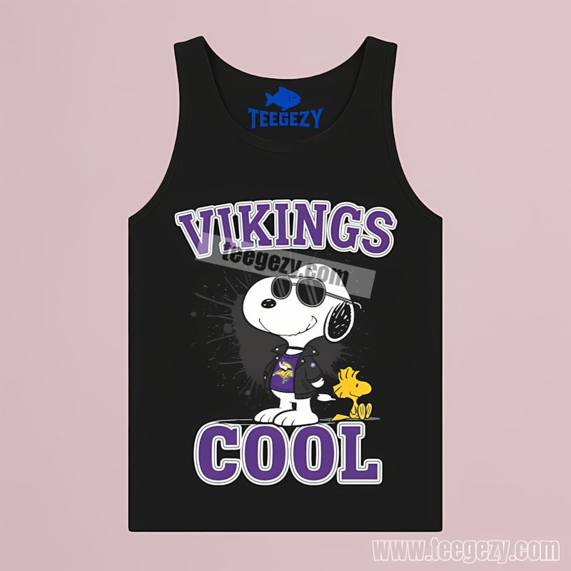 Minnesota Vikings Snoopy Cool Fan Favorite Tanktop Minnesota Vikings Snoopy Cool Fan Favorite Tanktop