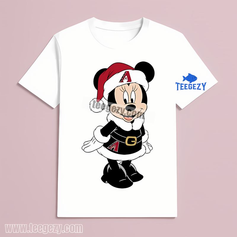 Minnie Mouse Arizona Diamondbacks Christmas Color T-Shirt Minnie Mouse Arizona Diamondbacks Christmas Color T-Shirt