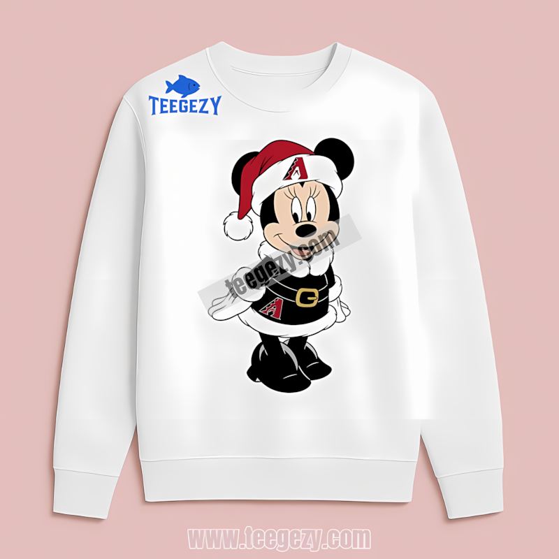 Minnie Mouse Arizona Diamondbacks Christmas Color Long Sleeve Minnie Mouse Arizona Diamondbacks Christmas Color Long Sleeve