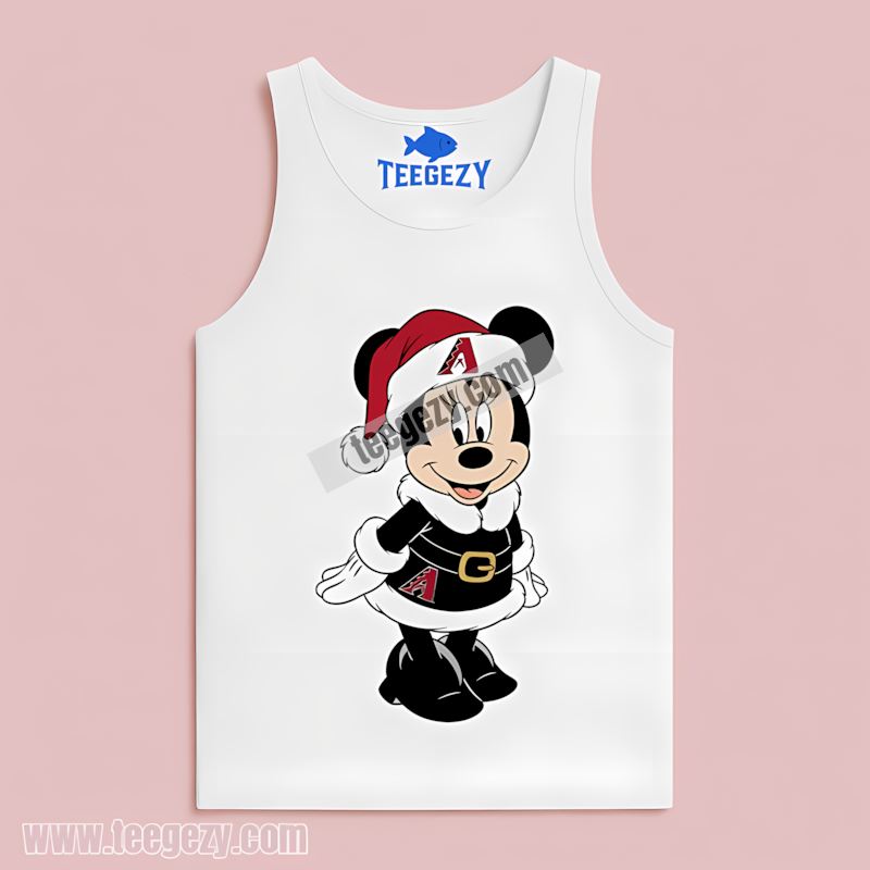 Minnie Mouse Arizona Diamondbacks Christmas Color Tanktop Minnie Mouse Arizona Diamondbacks Christmas Color Tanktop