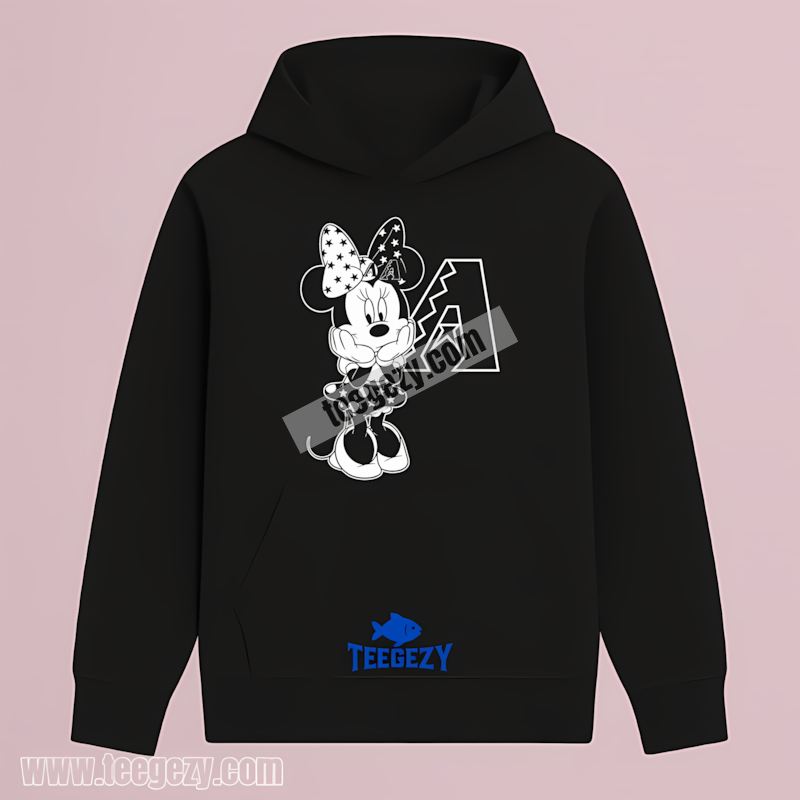 Minnie Mouse Arizona Diamondbacks Star Baseball Hoodie Minnie Mouse Arizona Diamondbacks Star Baseball Hoodie