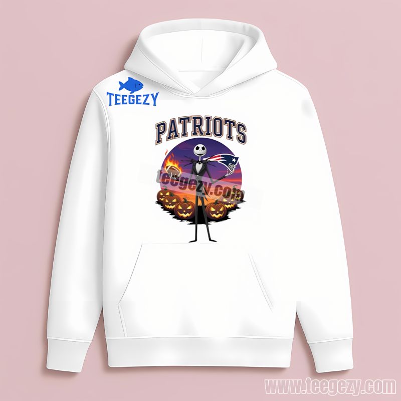 New England Patriots Crewneck Jack Skellington Fan Hoodie New England Patriots Crewneck Jack Skellington Fan Hoodie
