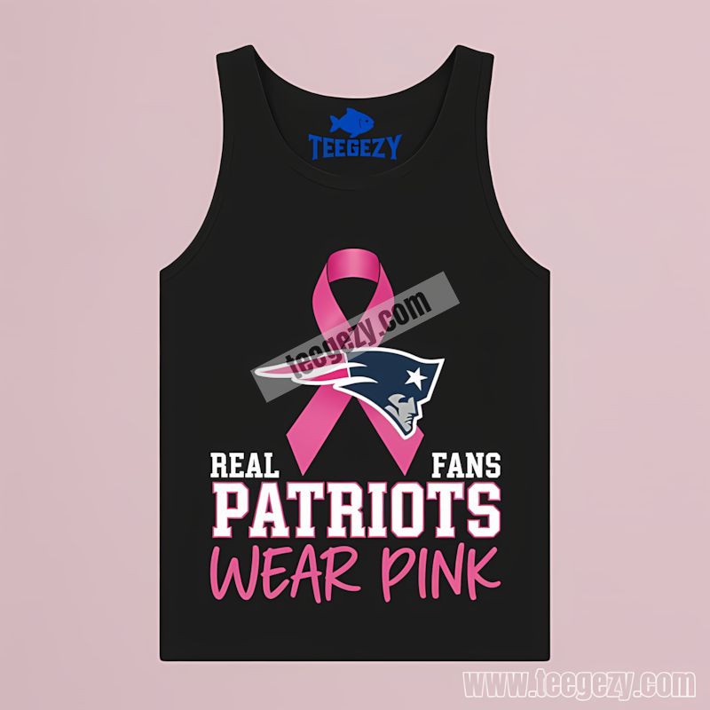 New England Patriots Fans Wear Pink Cancer Awareness Soft Tanktop New England Patriots Fans Wear Pink Cancer Awareness Soft Tanktop