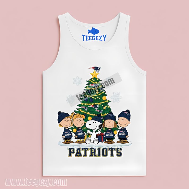 Peanuts Christmas Theme New England Patriots Unisex Tanktop Peanuts Christmas Theme New England Patriots Unisex Tanktop