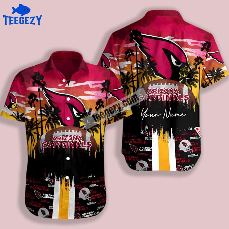 Personalized Coconut Arizona Cardinals Unique Hawaiian Shirt Red