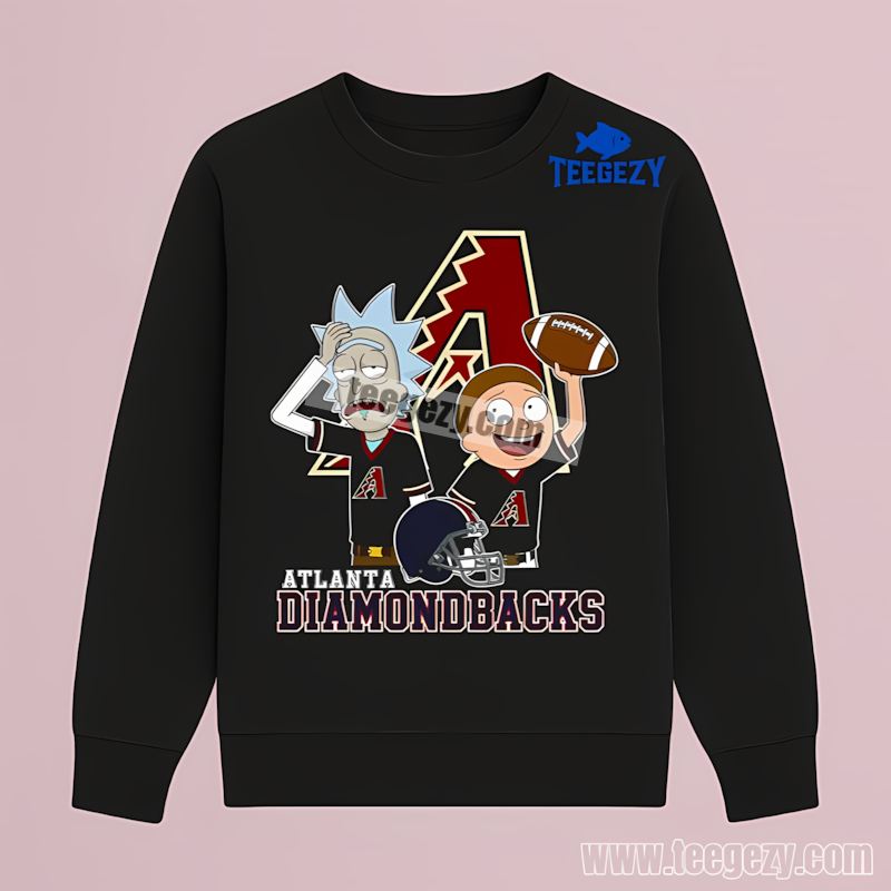 Rick And Morty Vs Arizona Diamondbacks Color Long Sleeve Rick And Morty Vs Arizona Diamondbacks Color Long Sleeve