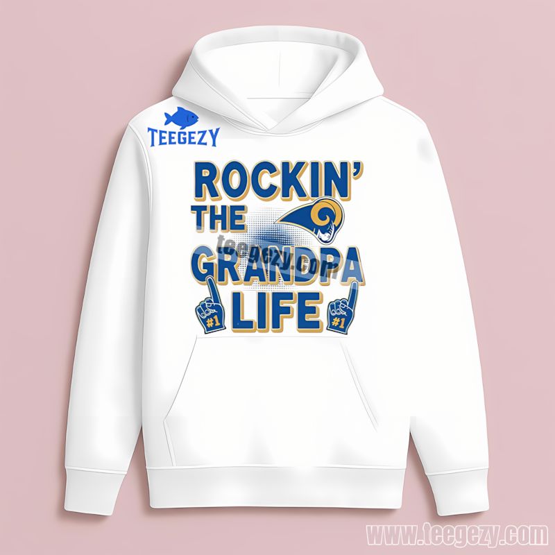 Rockin The Grandpa Life Los Angeles Rams Hoodie Rockin The Grandpa Life Los Angeles Rams Hoodie