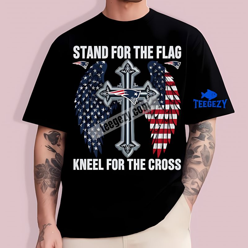 Stand For Flag Cross Faith New England Patriots Long Sleeve T-Shirt Stand For Flag Cross Faith New England Patriots Long Sleeve T-Shirt