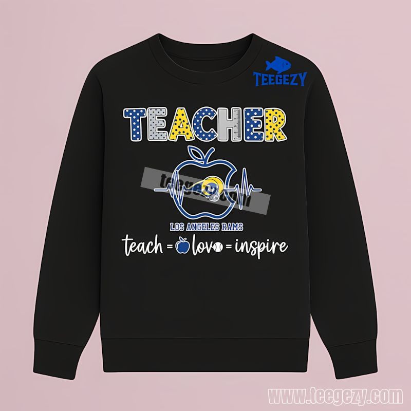 Teacher Apple Inspire Los Angeles Rams Retro Long Sleeve Teacher Apple Inspire Los Angeles Rams Retro Long Sleeve
