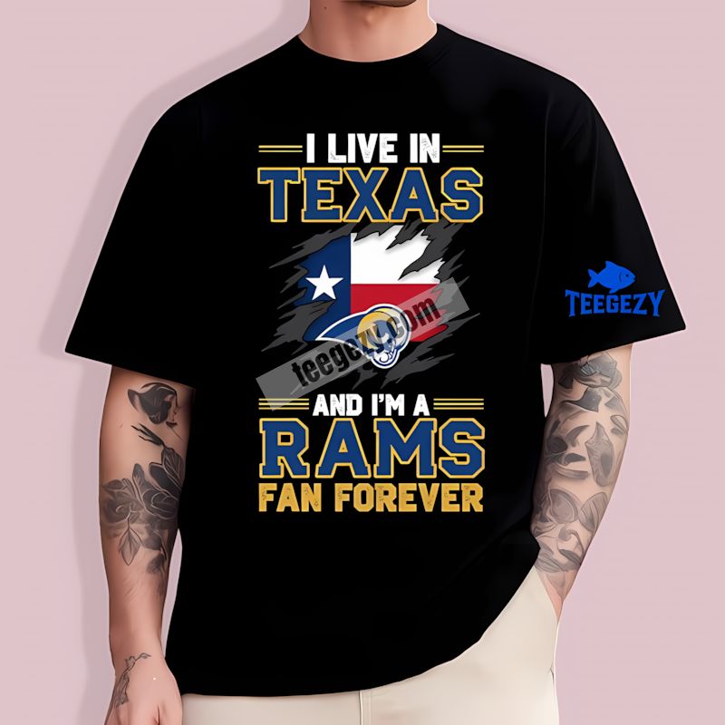 Texas Fan Forever Los Angeles Rams Soft Style T-Shirt Texas Fan Forever Los Angeles Rams Soft Style T-Shirt