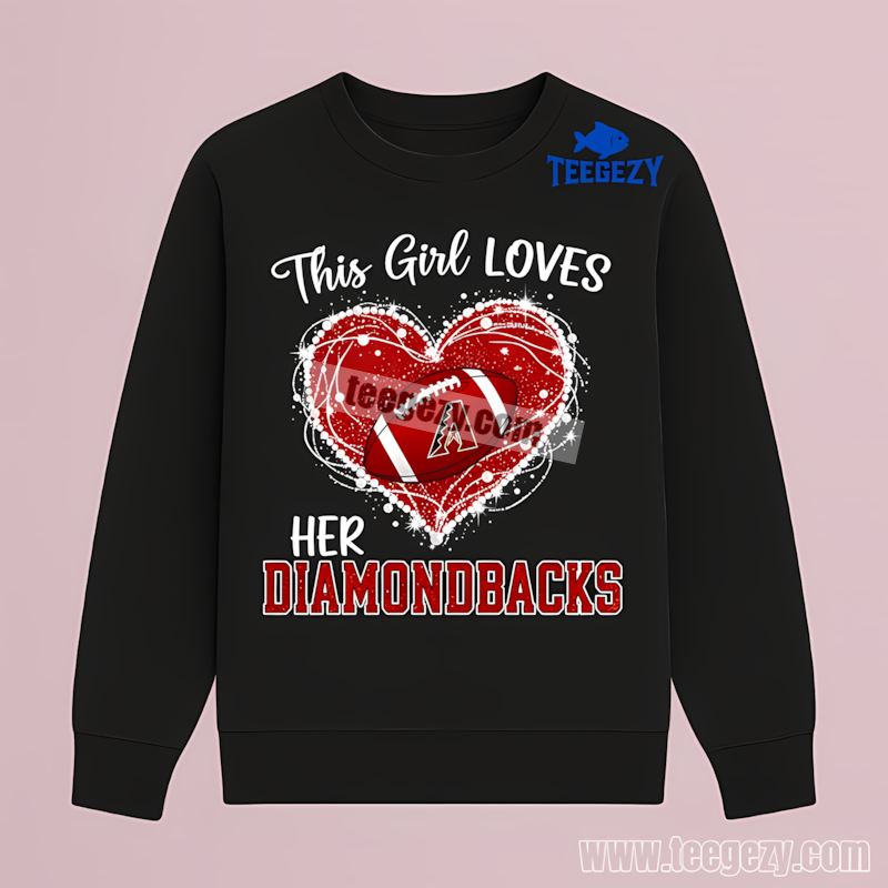 This Girl Loves Her Arizona Diamondbacks Trendy Long Sleeve This Girl Loves Her Arizona Diamondbacks Trendy Long Sleeve