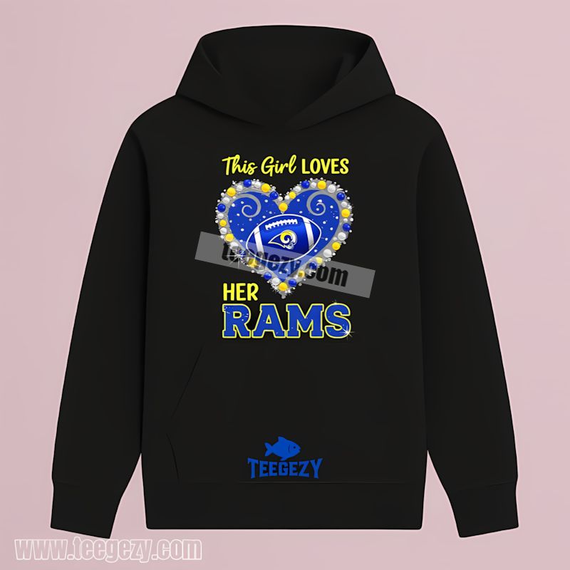 This Girl Loves Her Los Angeles Rams Support Mens THoodie This Girl Loves Her Los Angeles Rams Support Mens THoodie