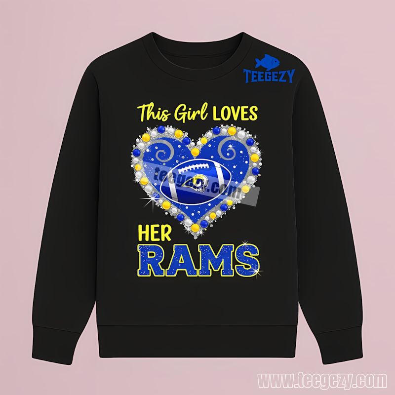 This Girl Loves Her Los Angeles Rams Support Mens TLong Sleeve This Girl Loves Her Los Angeles Rams Support Mens TLong Sleeve