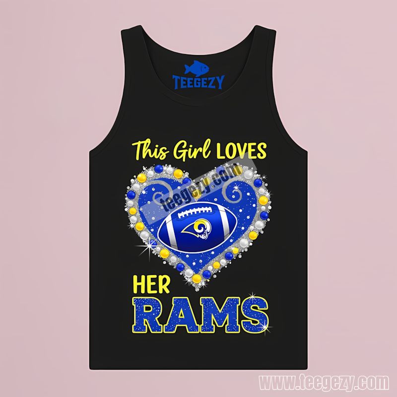 This Girl Loves Her Los Angeles Rams Support Mens TTanktop This Girl Loves Her Los Angeles Rams Support Mens TTanktop