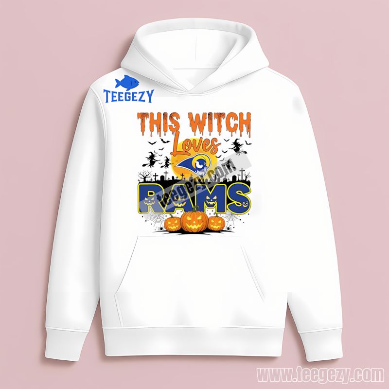 This Witch Loves Los Angeles Rams Halloween Best THoodie For Men This Witch Loves Los Angeles Rams Halloween Best THoodie For Men