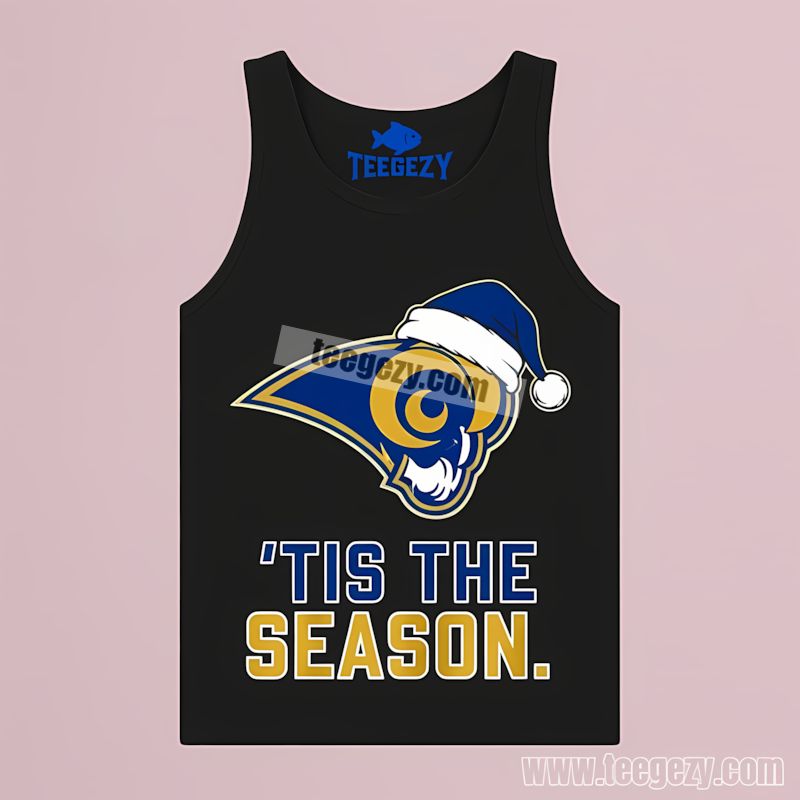 Tis The Season Holiday Los Angeles Rams Graphic TTanktop Tis The Season Holiday Los Angeles Rams Graphic TTanktop
