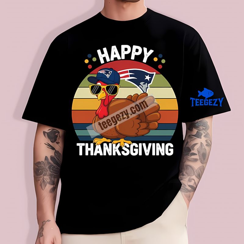 Turkey Graphic T-Shirt For Men New England Patriots Color Shirt Turkey Graphic T-Shirt For Men New England Patriots Color Shirt