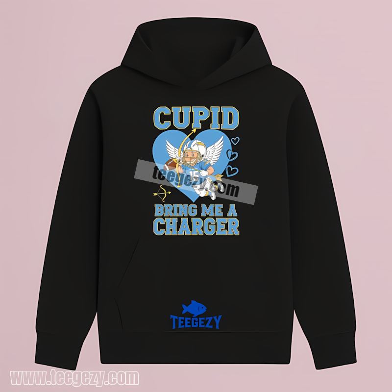 Valentines Cupid Bring Me A Cardinal Los Angeles Chargers Adults Hoodie Valentines Cupid Bring Me A Cardinal Los Angeles Chargers Adults Hoodie