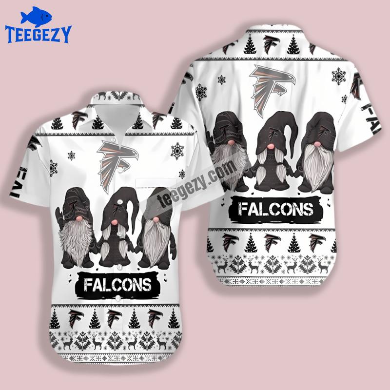 White Gnomes Atlanta Falcons Classic Hawaiian Shirt White Gnomes Atlanta Falcons Classic Hawaiian Shirt